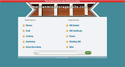 Desktop Screenshot of americanministorageunits.com